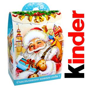 Сладкий подарок на Новый Год в картонной упаковке весом 600 грамм по цене 847 руб